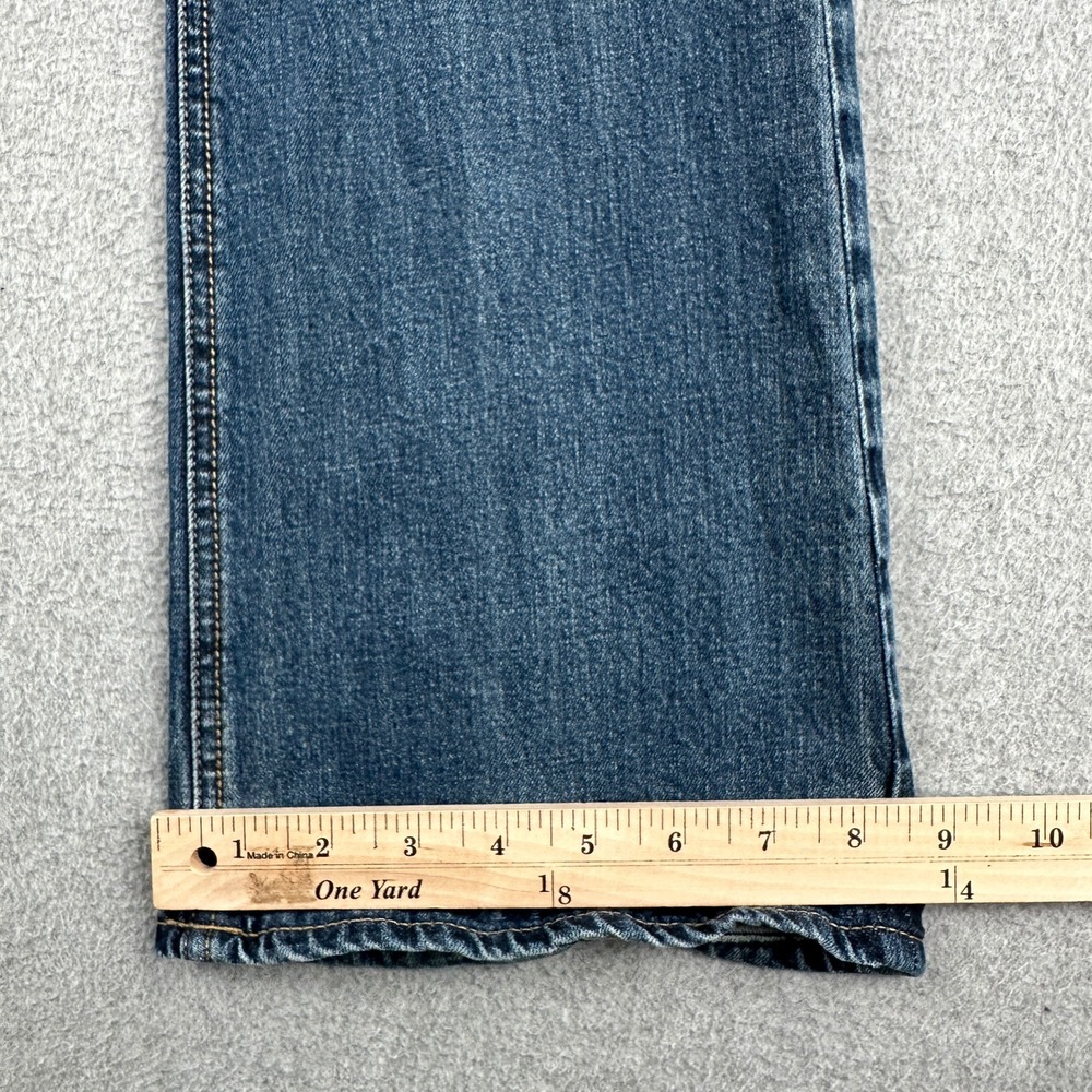 Express Jeans Womens 10 Blue Boot Low Rise Stretch Denim Casual 3115 - Picture 7 of 11